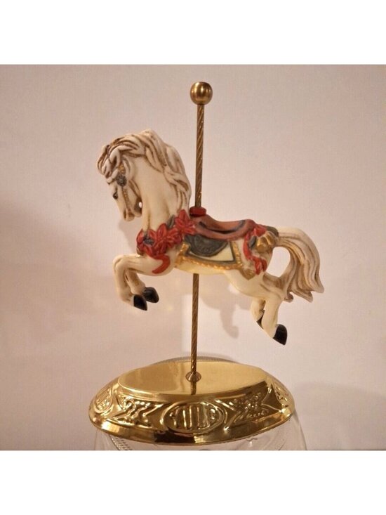 House of Lloyd Other - Carousel Horse House Of Lloyd 1990 Yule 5.5" Miniature Porcelain Christmas